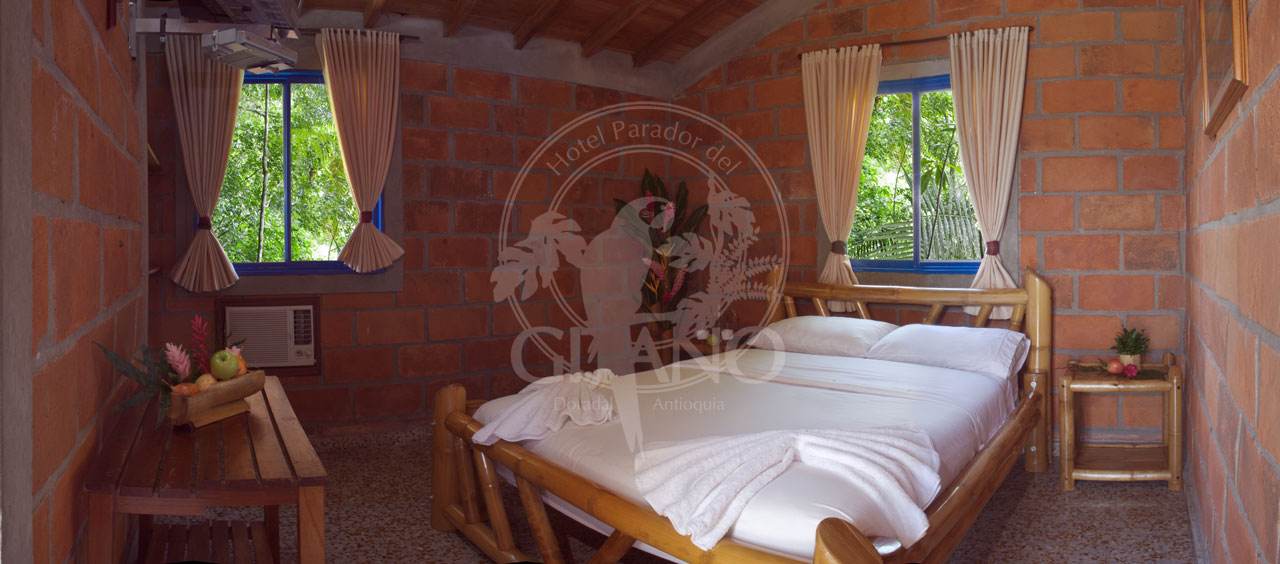 Habitación doble - Hotel & Restaurante Parador del gitano - Nápoles - Doradal - Rio claro